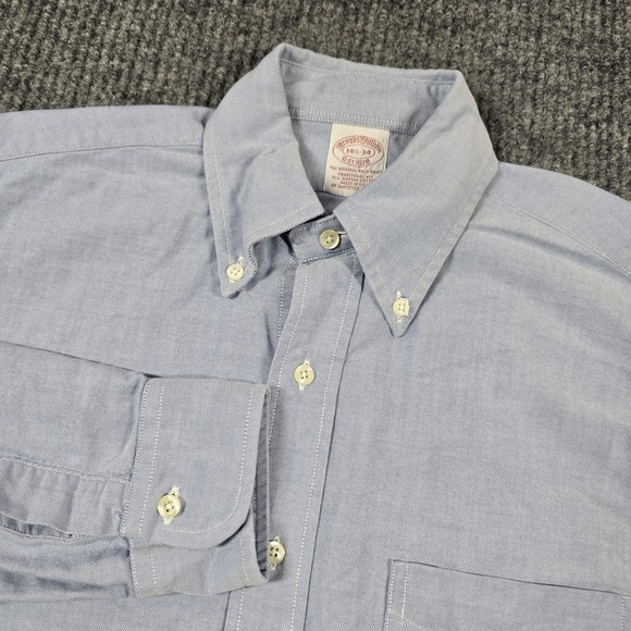 Brooks Brothers Other - Brooks Brothers Shirt Mens 14.5 34 Blue Oxford Button Down Supima Cotton USA